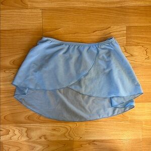 Light blue girls ballet skirt